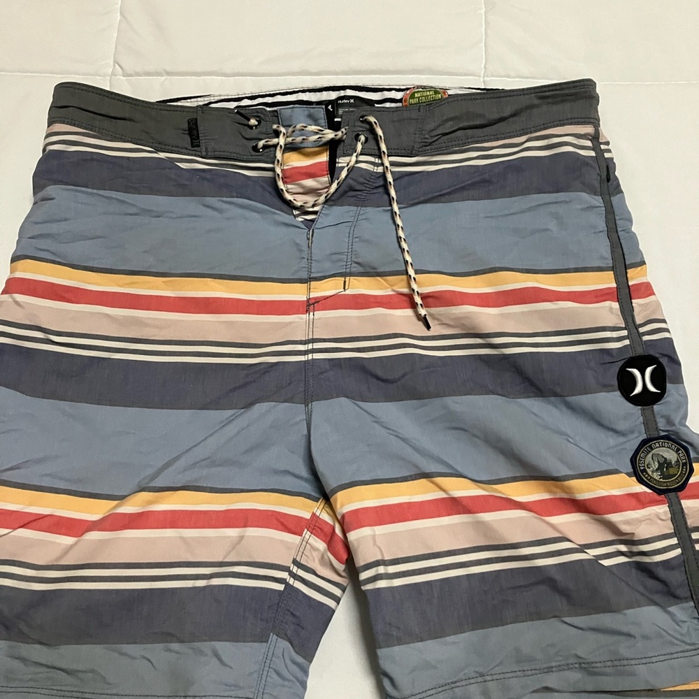 Hurley x Pendleton Men's Multicolor Striped Board Shorts